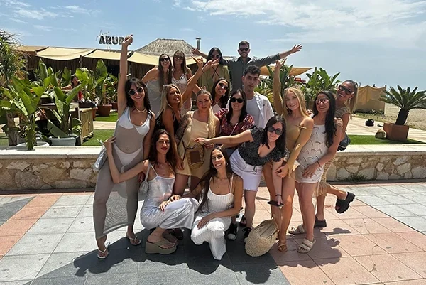 Beach Party Malaga – Aruba, Lulú and Tao Torremolinos beach club hen and stag party