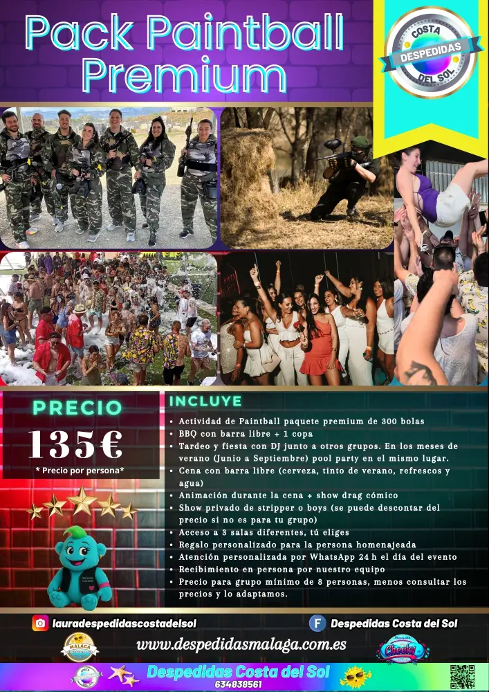 pack paintball despedidas malaga
