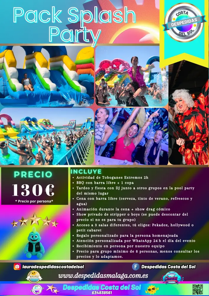 pack despedidas malaga pool party